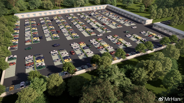 图1:保定东站站西停车场效果图保定东站站西停车场坐落于清苑区开泰街