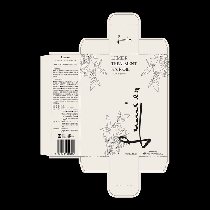 包装展开图设计 | 文字信息排版