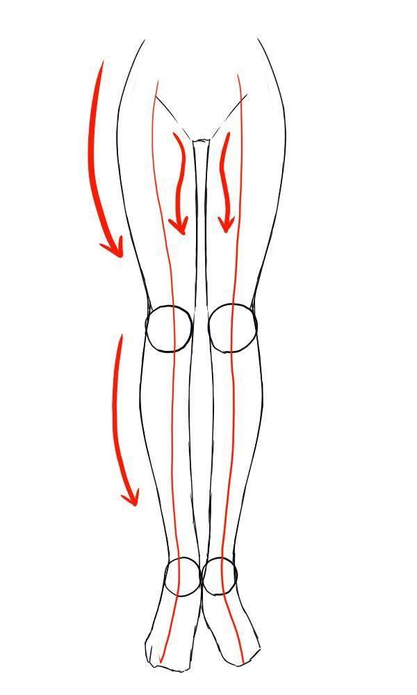 动漫人物腿脚的画法,一篇文章解决如何画腿画脚!