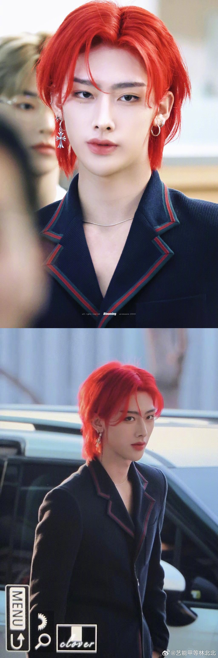 沈泉锐ricky帅的特别客观红发真的好耀眼完全是撕漫男本男