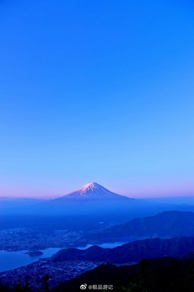 微信背景图富士山图片