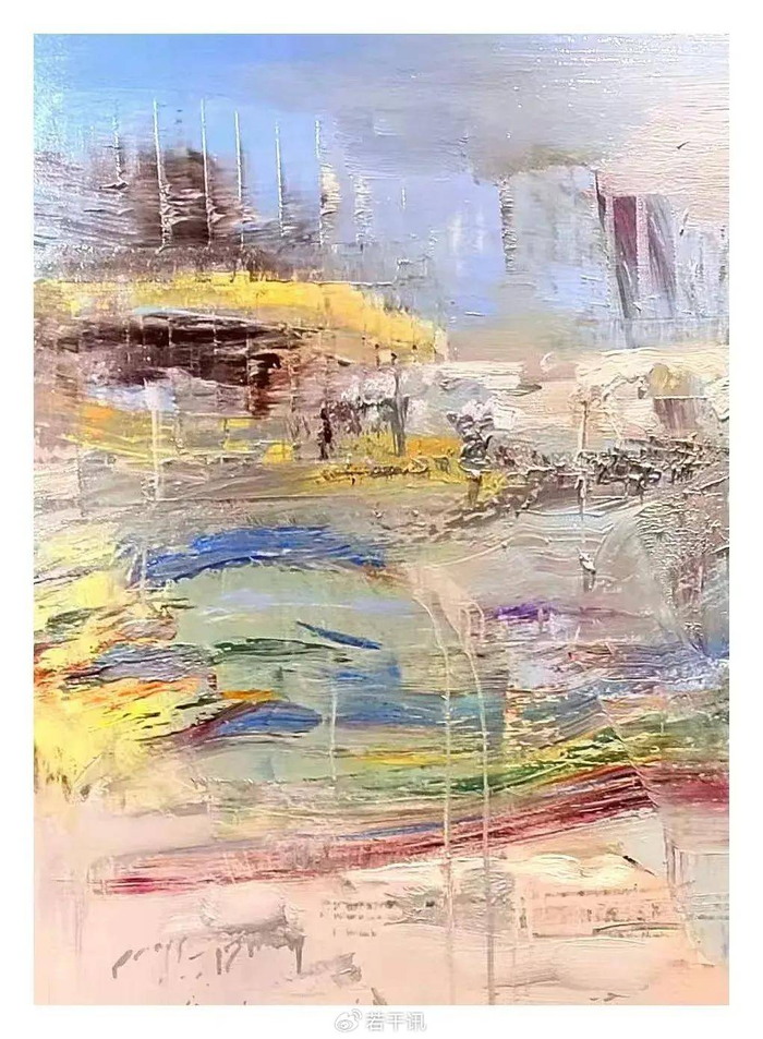 第六届国际抽象艺术网络展——上集|无题|布面|油画_新浪新闻
