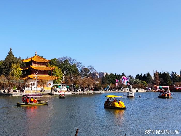 春到昆明大觀樓公園