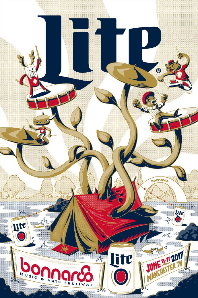 南非设计师 ian jepson 的插画风活动海报设计