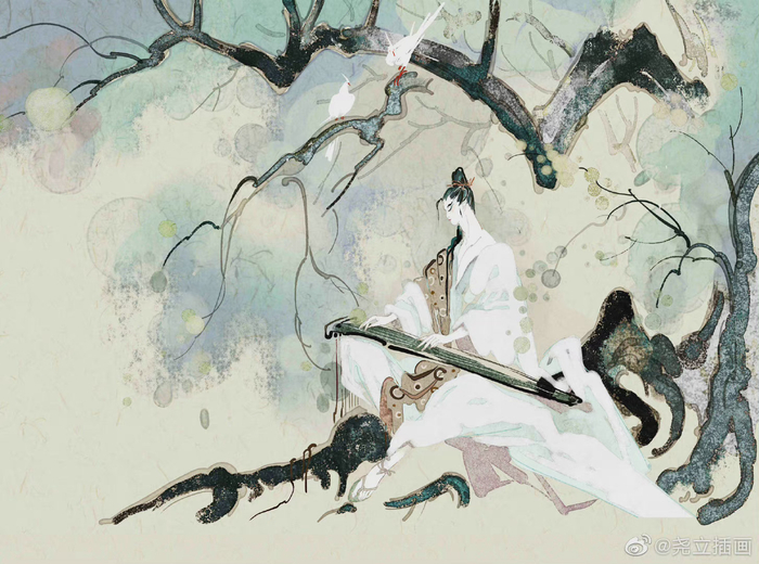用古风插画还原《山海经》,太赞了!