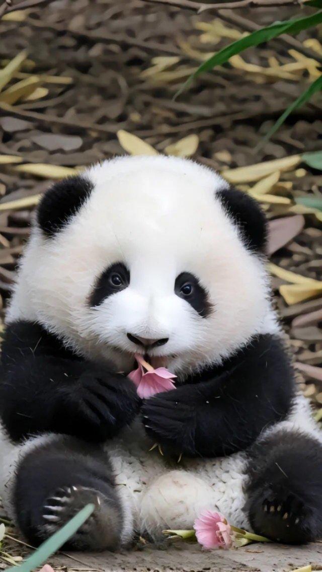 遇见冲你微笑的国宝熊猫,许愿很灵