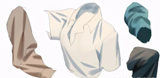 衣服皱褶太难画学会这些技巧解决画衣服褶皱的各种问题