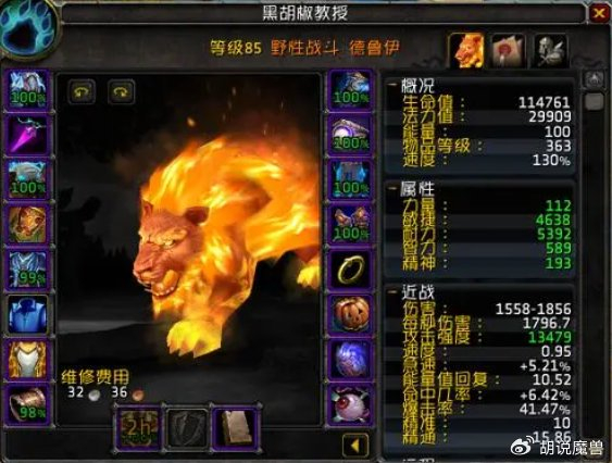可变身烈焰德鲁伊!范达尔的烈焰镰刀,魔兽85级怀旧服知名火猫杖