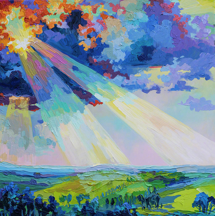 艺术家 anastasia trusova 笔下绚丽的色彩