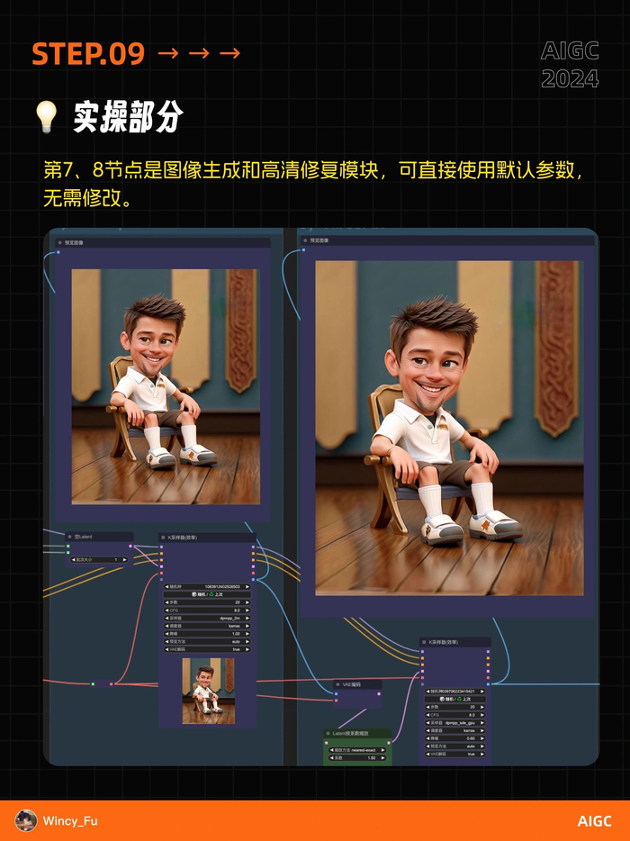 AIGC 实战应用！手把手教你 ComfyUI 卡通手办工作流！
