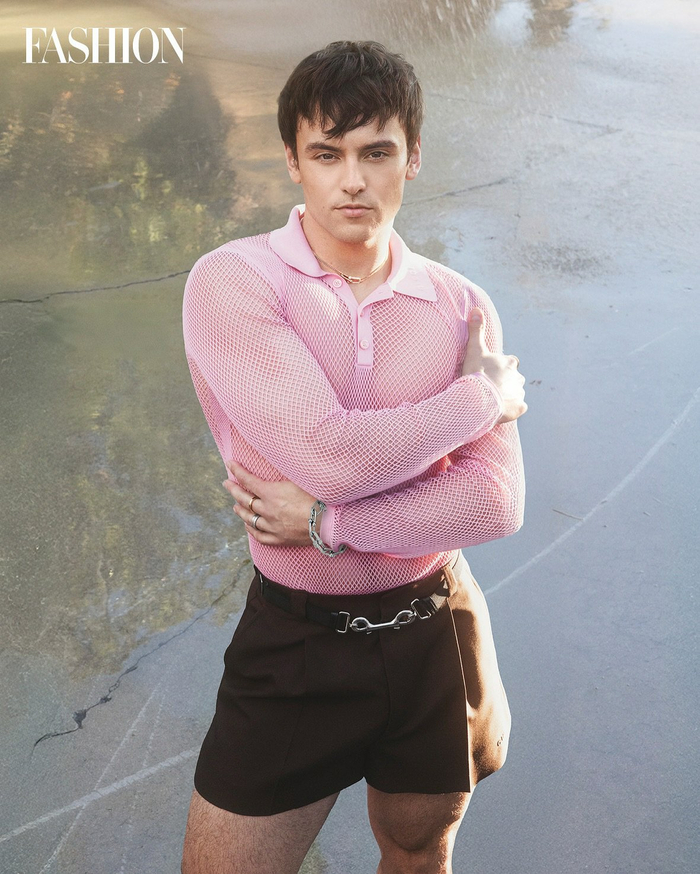性感可爱~~汤姆戴利tom daley登上《fashion》杂志封面及写真美图大赏