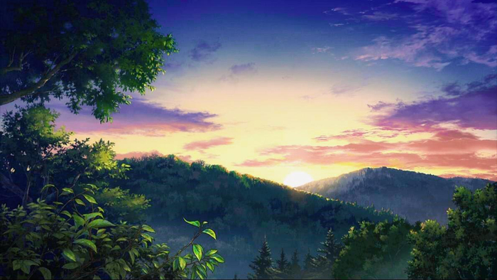 动漫里的田园风光选一张做桌面吧