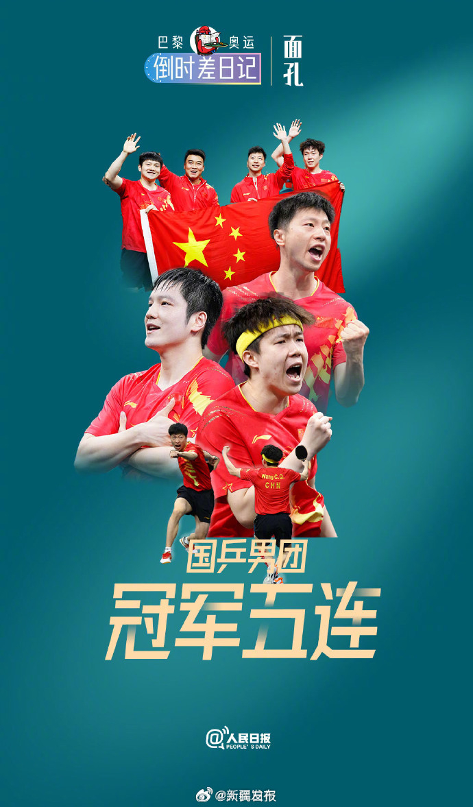 中国队奖牌数超80枚了 马龙@captain龙 :特别感谢我有世界最好队友