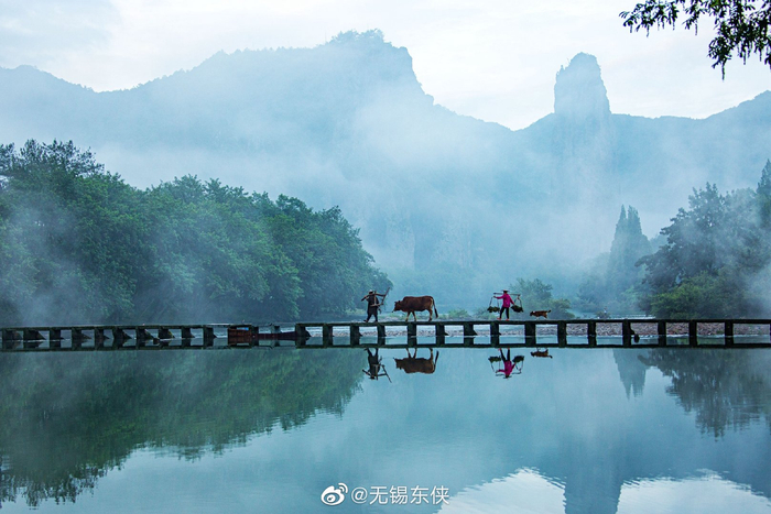 今日小暑盛夏登场，找个清静的地方来避暑。缙云仙都……