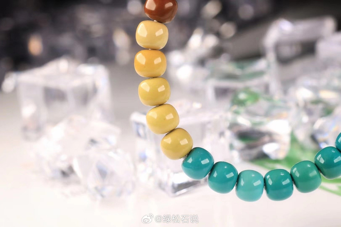绿松石彩虹手串·精选渐变配色
