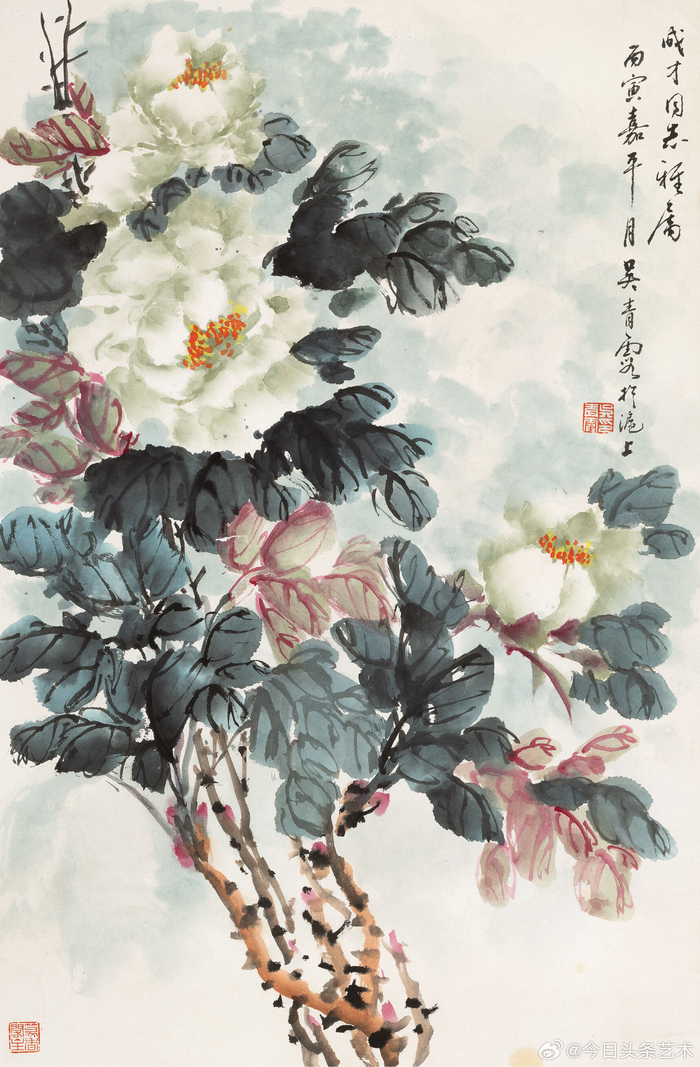 画家吴青霞花鸟画