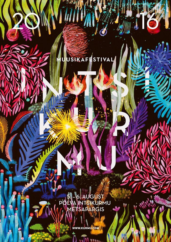 一组插画海报设计