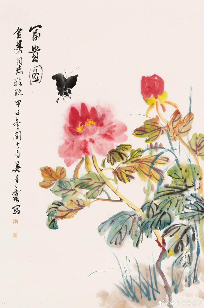 画家吴青霞花鸟画