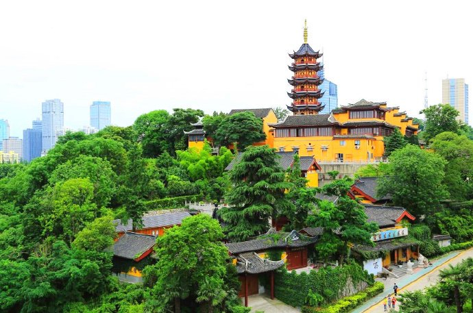 南朝第一寺江苏南京鸡鸣寺