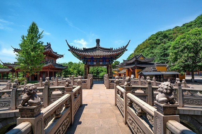 江苏镇江焦山,山水天成,古朴幽雅