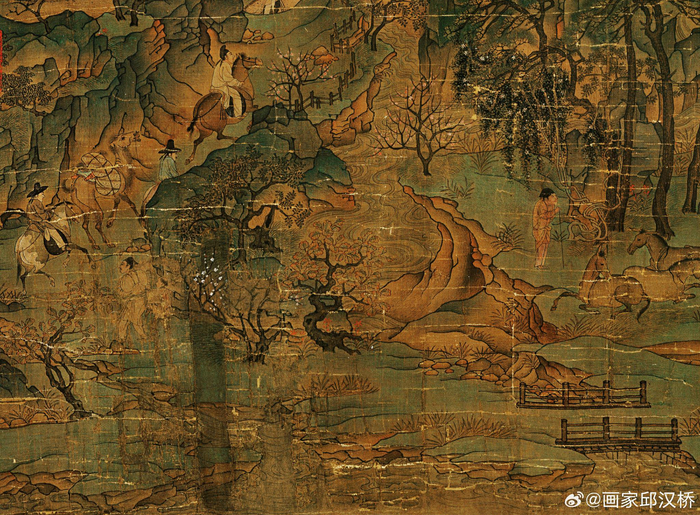 唐代李思训(李昭道)《明皇幸蜀图》