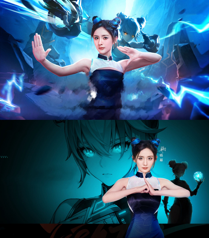 快来看杨幂最新格斗家造型吧