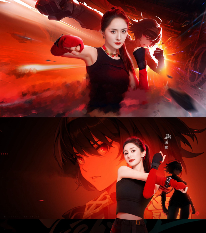 快来看杨幂最新格斗家造型吧