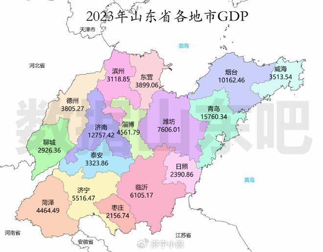 2023年山東省各地市gdp排名2023年山東全省136個區縣市生產總值(gdp)