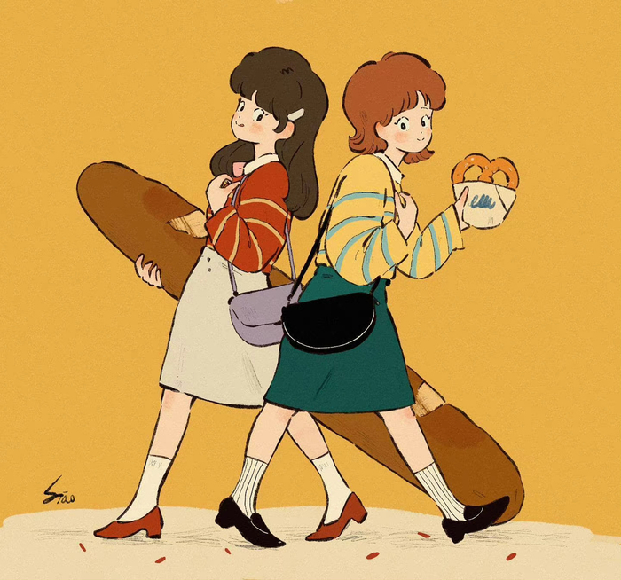 可爱治愈的插画电脑ipad壁纸