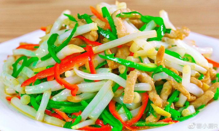 第一道:银条炒肉丝