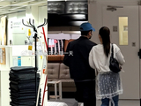 郭富城带方媛看家具，夫妻打扮素雅，牵手同行相当甜蜜