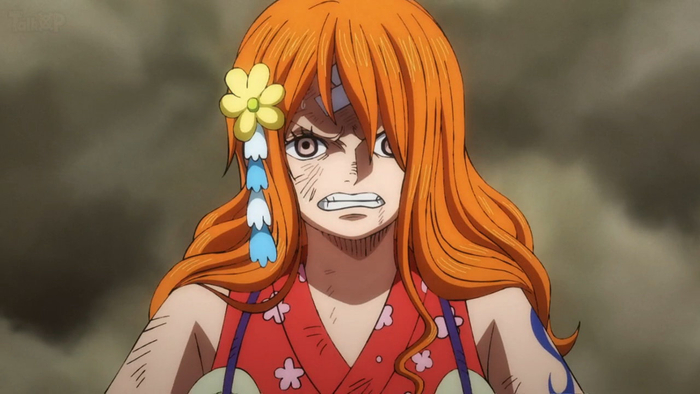 海贼王1032集,娜美愤怒的片段截图