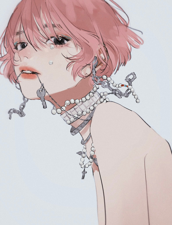 很有风格的时尚少女插画instamimoon02