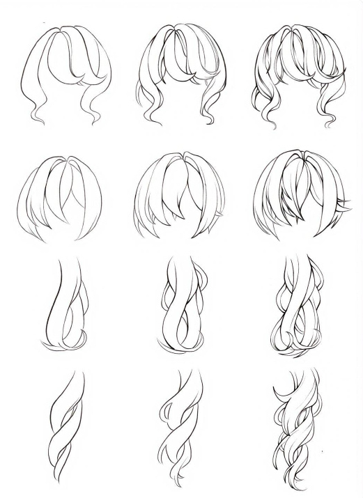 头发绘画详细教程,一看就会!