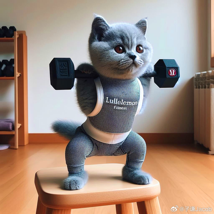 撸铁猫猫第三弹