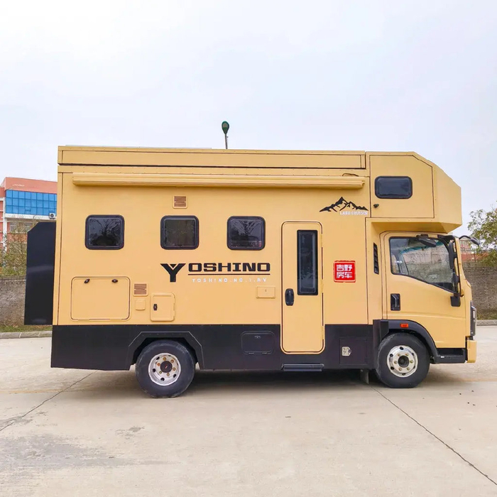 吉野统帅轻卡房车 重汽豪沃底盘 升降顶露台 豪奢中式空间|吉野|露台