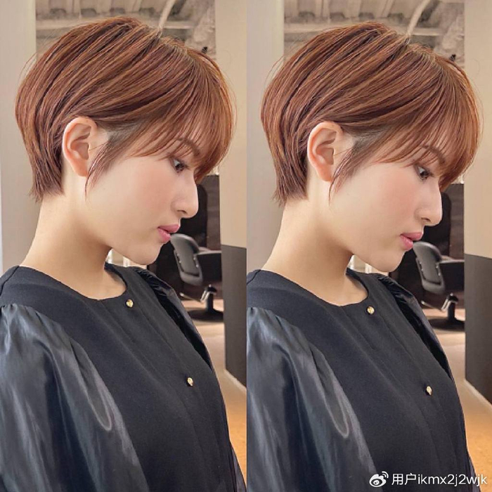 当下流行发型之美:短发带层次,蓬松且有线条感