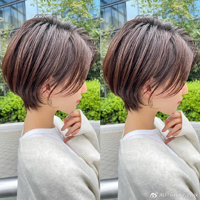 当下流行发型之美:短发带层次,蓬松且有线条感