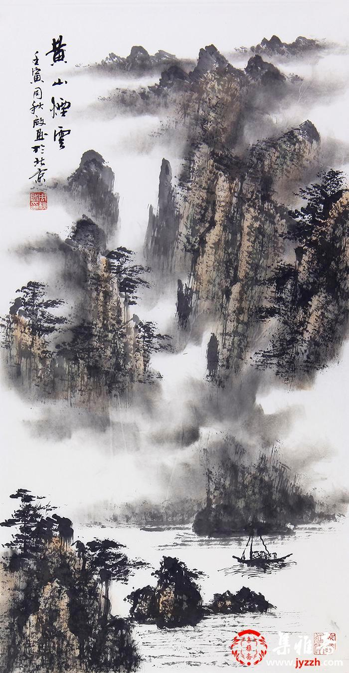 难得一见!周秋启经典水墨山水画集萃