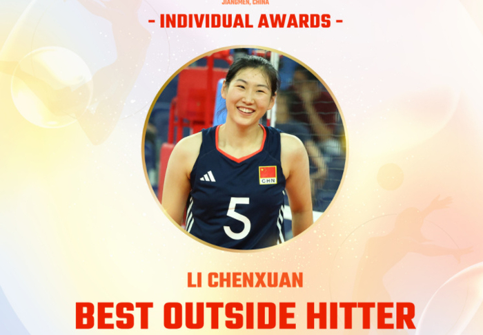 决赛轰16分 最佳主攻!女排又一18岁重炮崛起,新刘晓彤专打硬仗