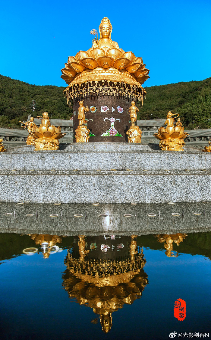 剑客的视角带你走进最近很火的网红打卡地,南京溧水东庐山观音寺