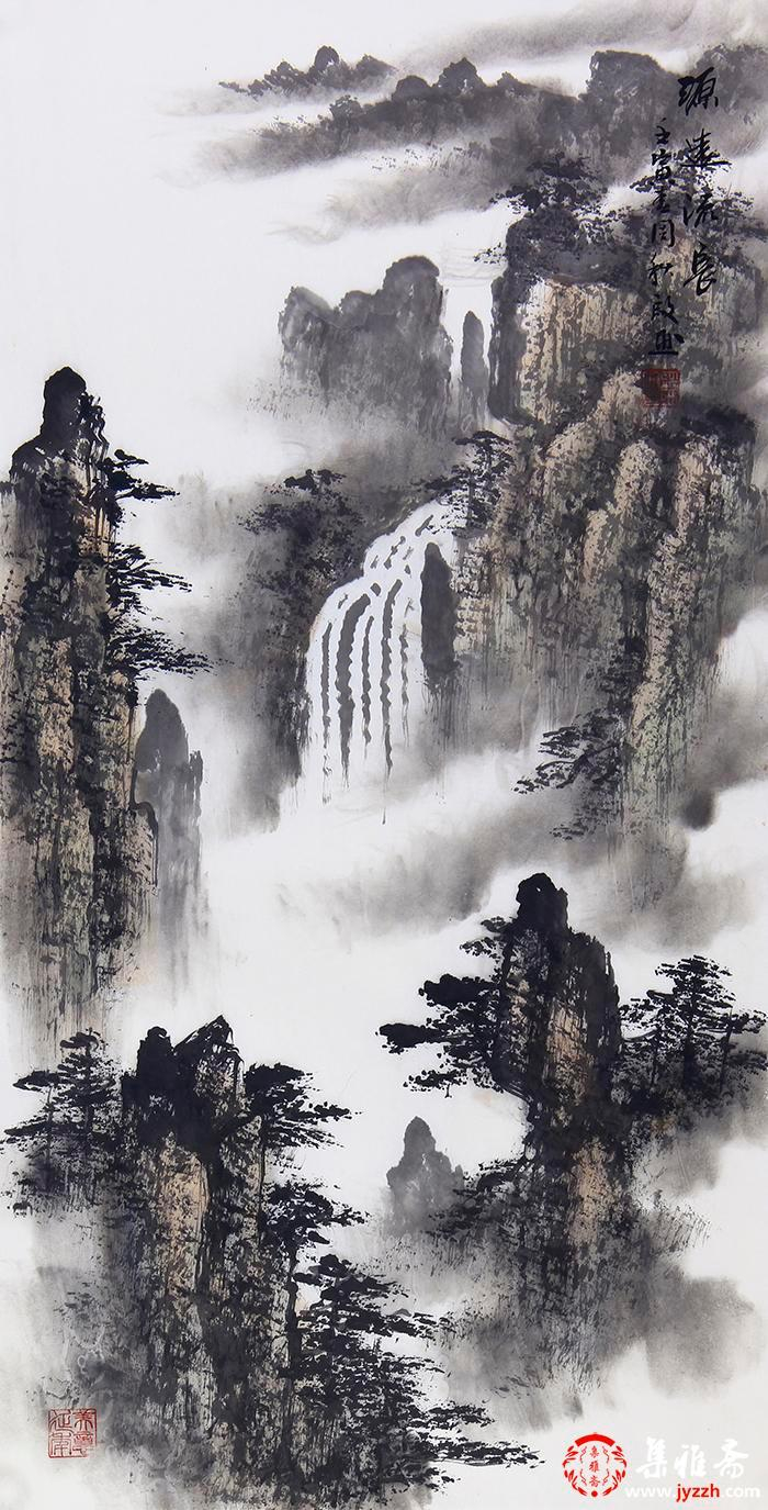 难得一见!周秋启经典水墨山水画集萃