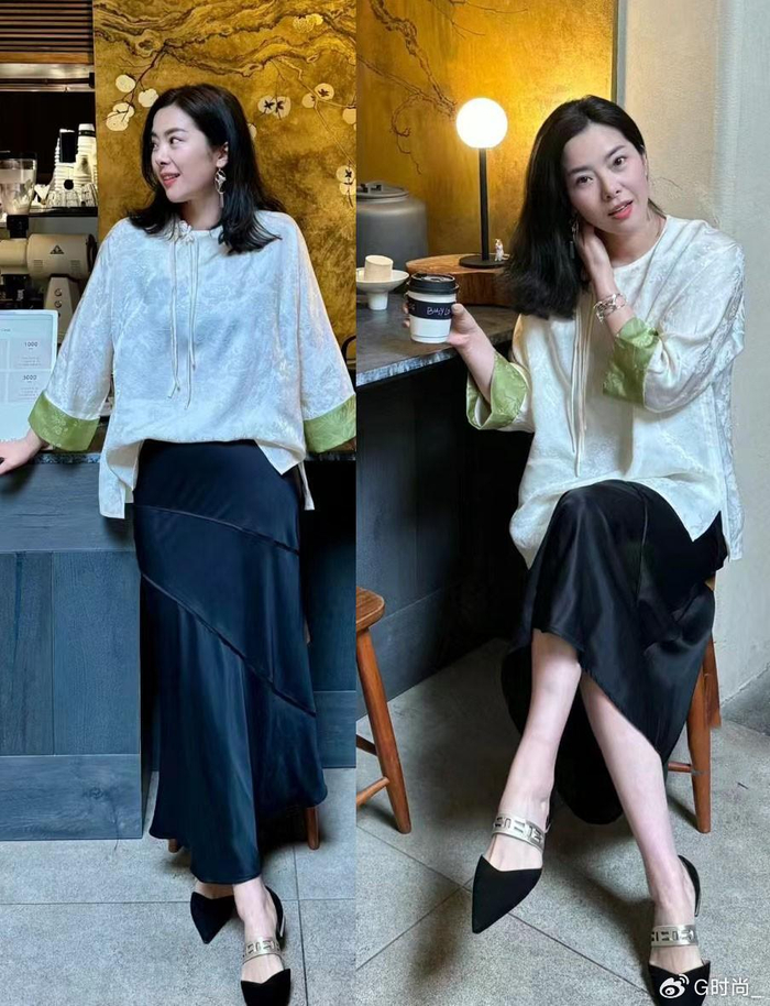 四十岁女人会穿搭也很美,春季熟练这些搭配技巧,简单实用又减龄|半身