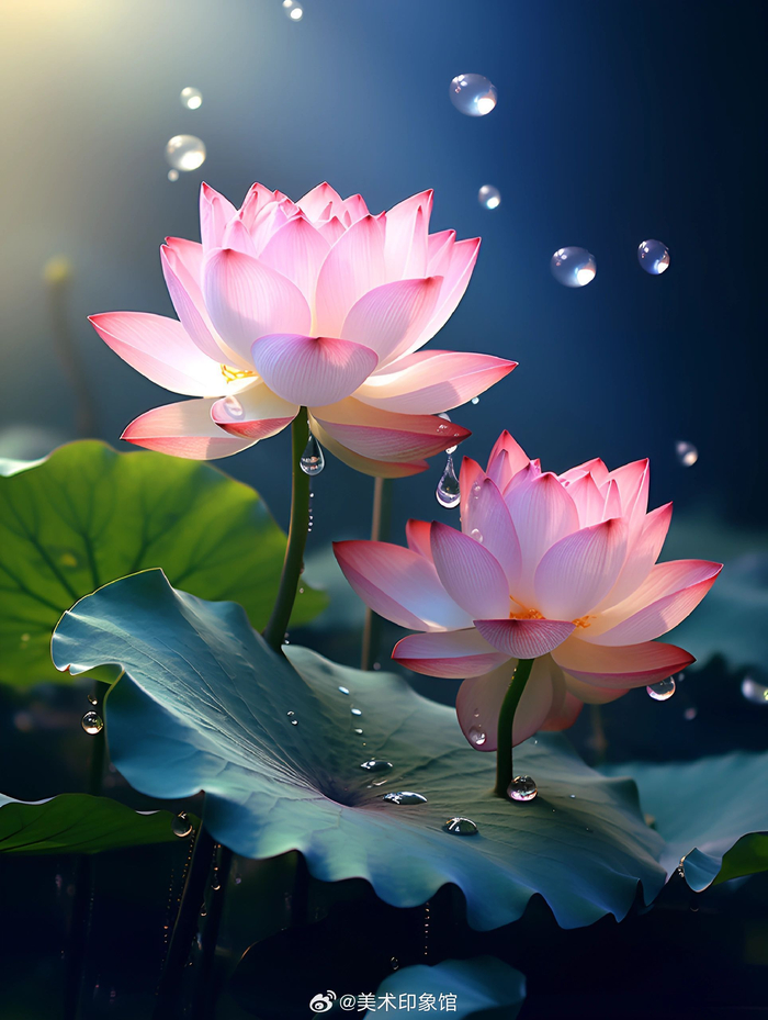 愿美好荷你相遇如约而至好运莲莲