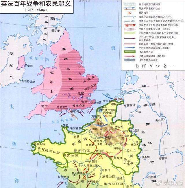 英法百年战争分为四个阶段,重装骑兵在战争中已不适合形势|弗兰德