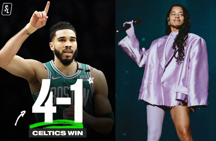 塔图姆闯入东决,越来越强了!19岁当爹快人一步,黑人女友曝光