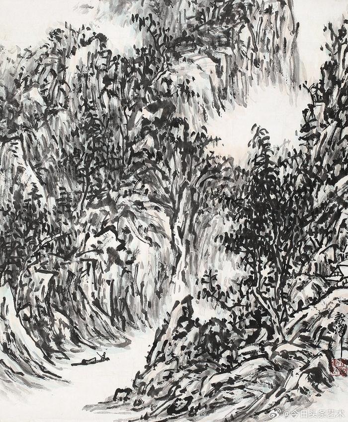 龙瑞山水画