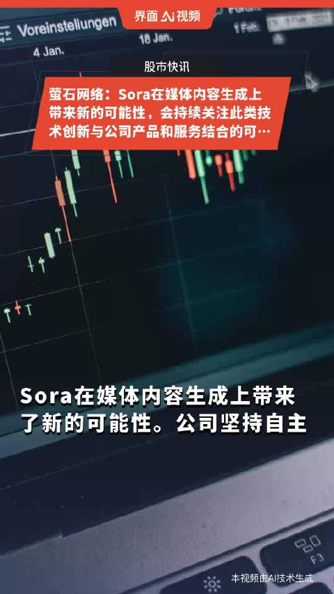 萤石网络sora在媒体内容生成上带来新的可能性会持续关注此类技术创新