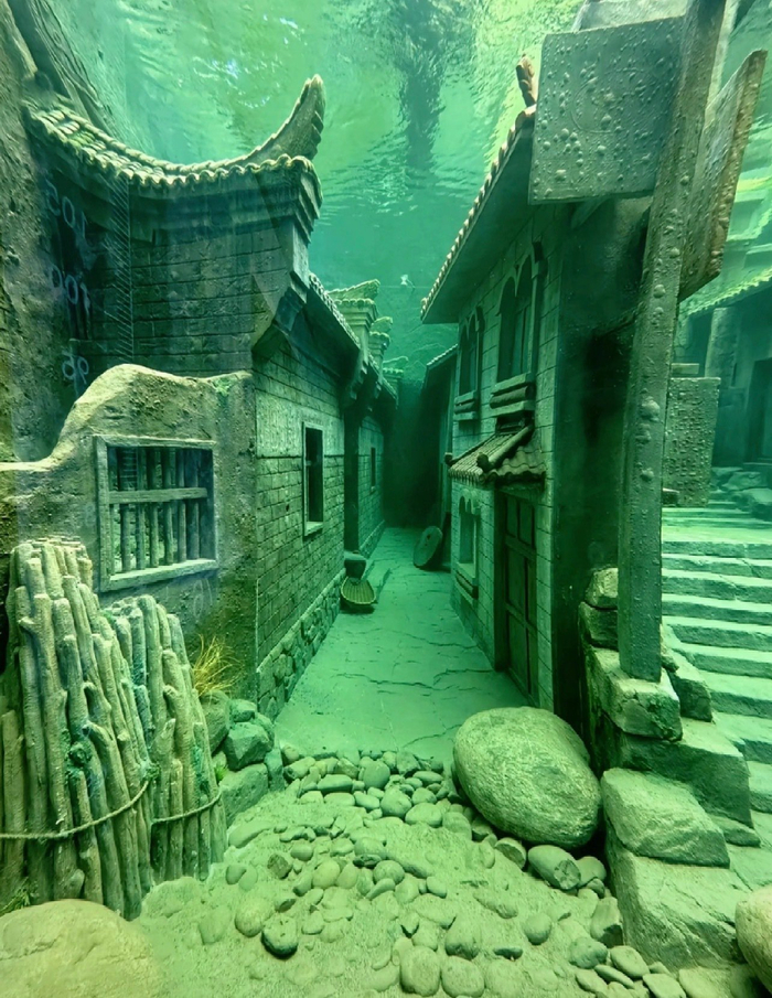 真实的水下古城