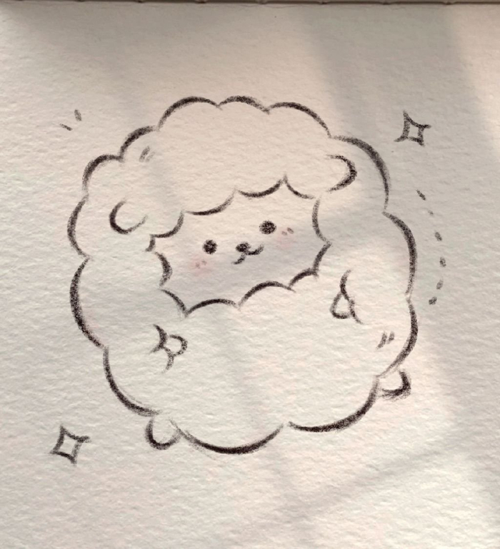 一些可爱简笔画 676767你想要的正在向你慢慢靠近